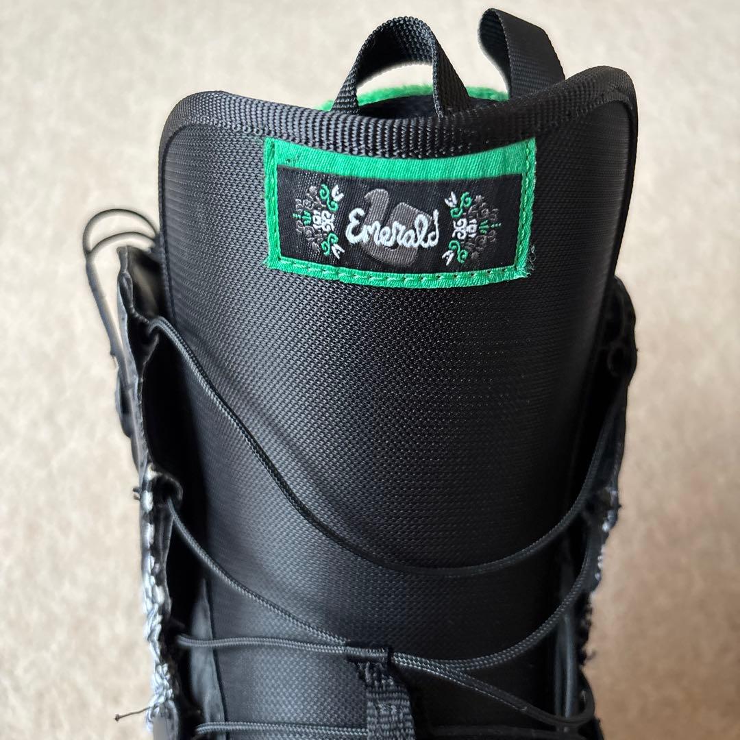 burton スノーボードブーツ 女性用 ブラック/ホワイト/グリーン