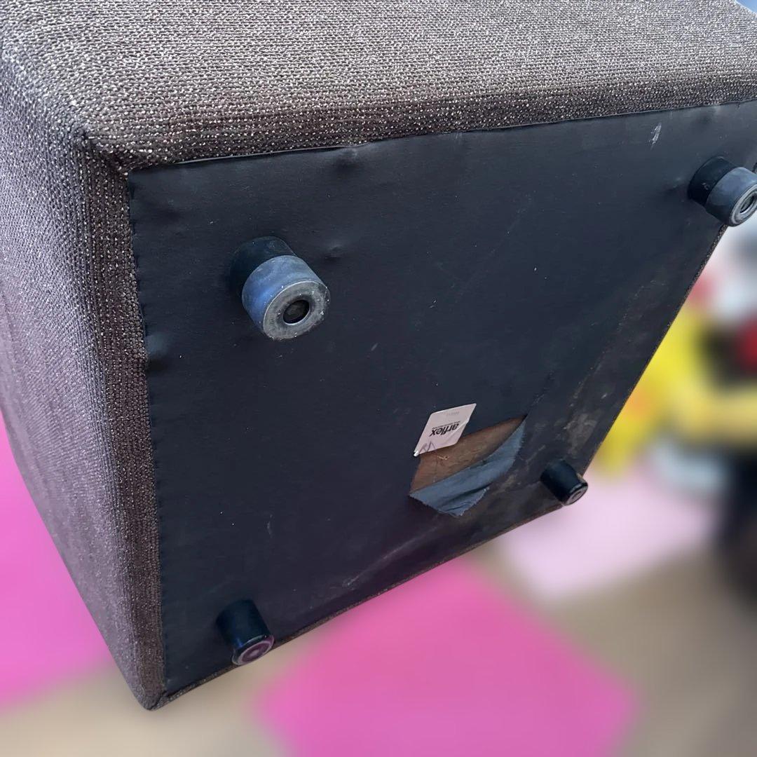 arflexブラウン 1人掛けソファ マットレス付き