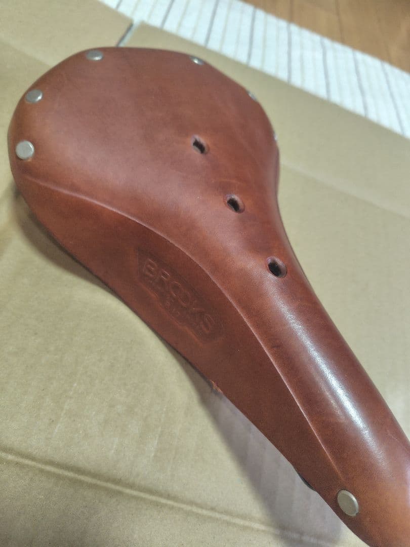 BROOKS レザーサドル ブラウン