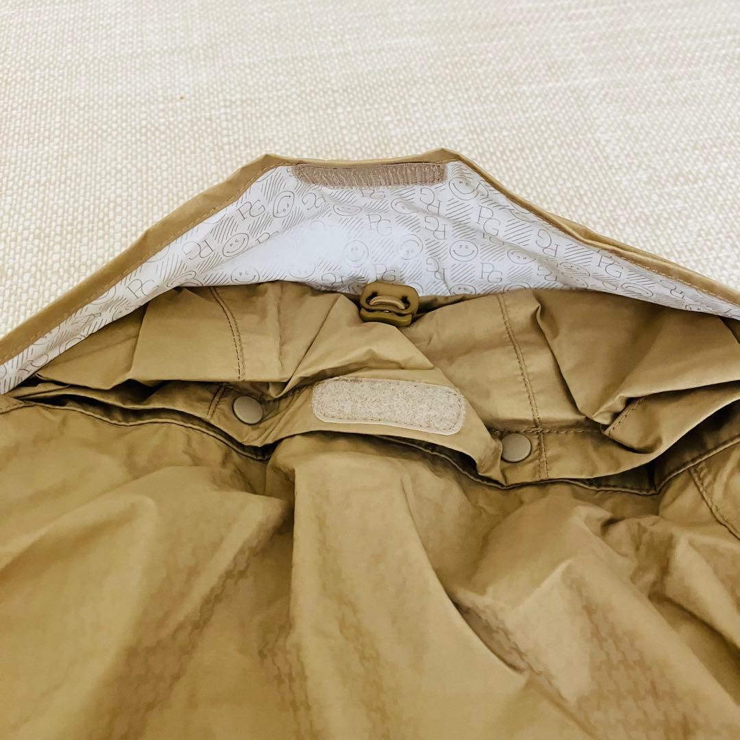 【新品タグ付】パーリーゲイツ レインジャケット ロゴ ゴルフ 半袖 フード 5