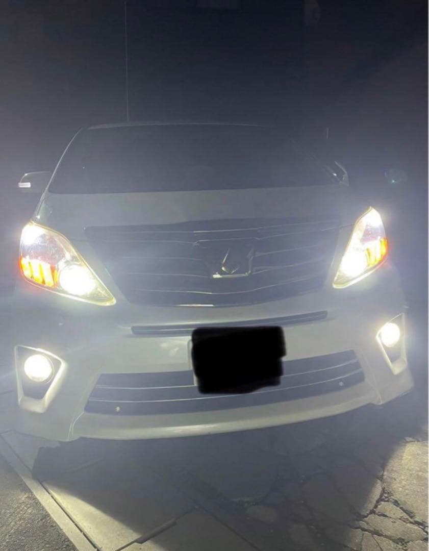 【美品】アルファード20後期 最終型ヘッドライト左側 割れ無しANH20