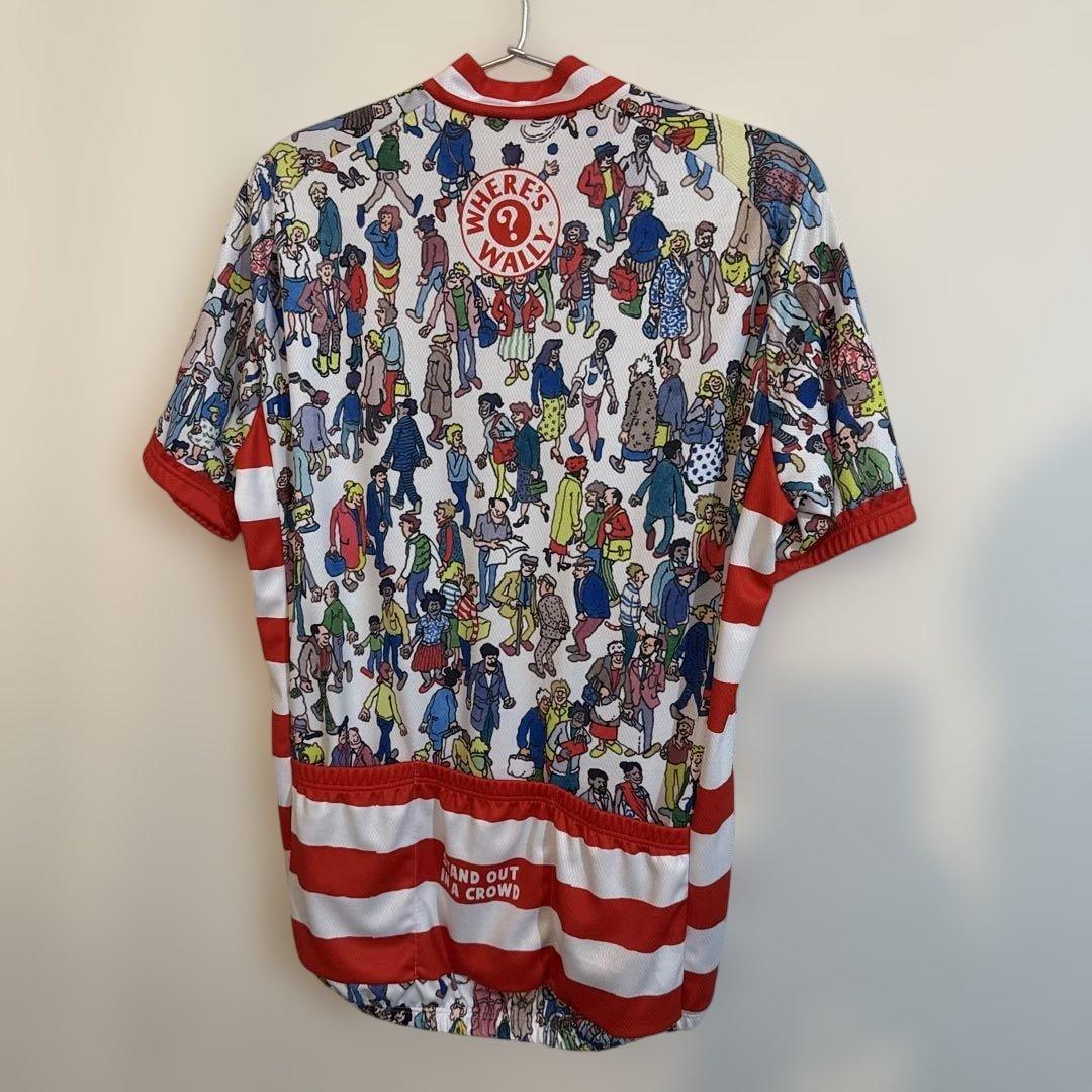 【新品・定価: 14,850円】サイクルジャージ ウォーリーを探せ Lサイズ