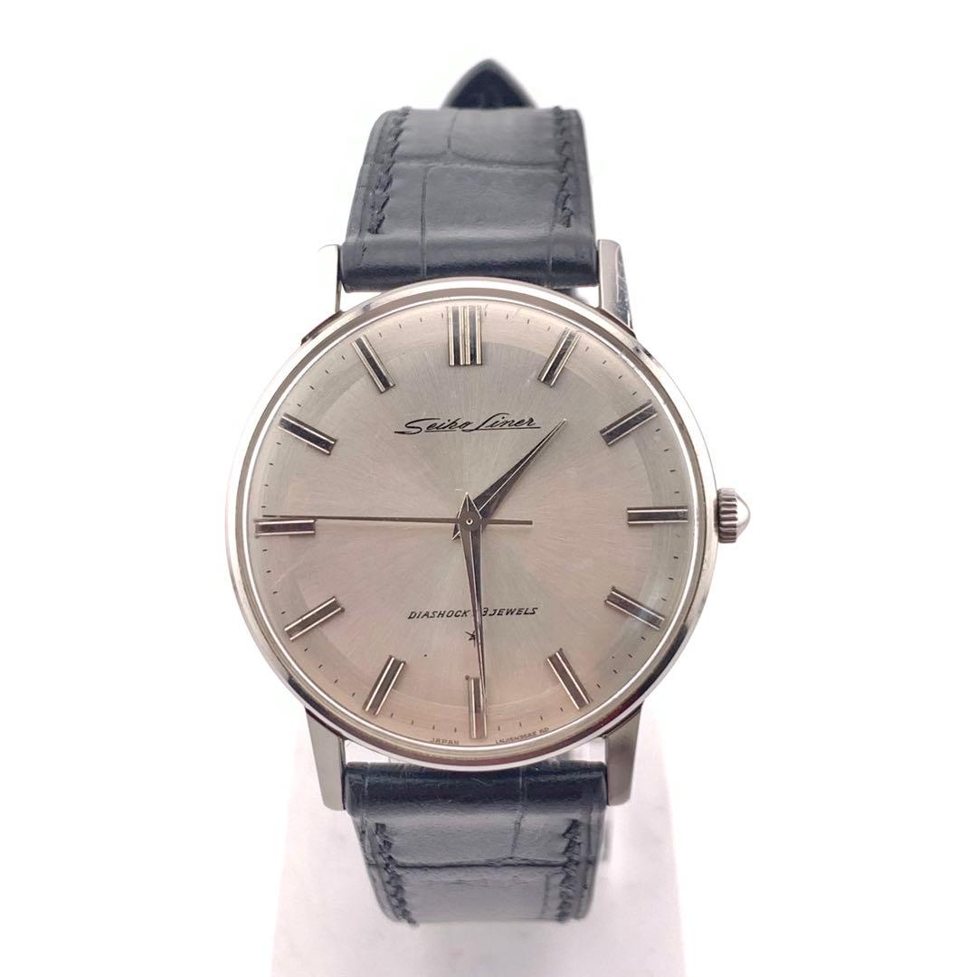 7-5363 7-5363 セイコー J1500IE 手巻き時計 シルバー文字盤 セイコー