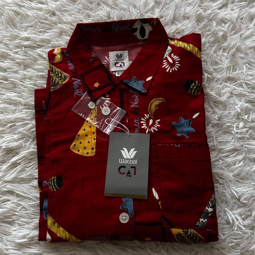 新品　タグ付き　Wacoal ワコール　パジャマ　セットアップ　クリスマス柄