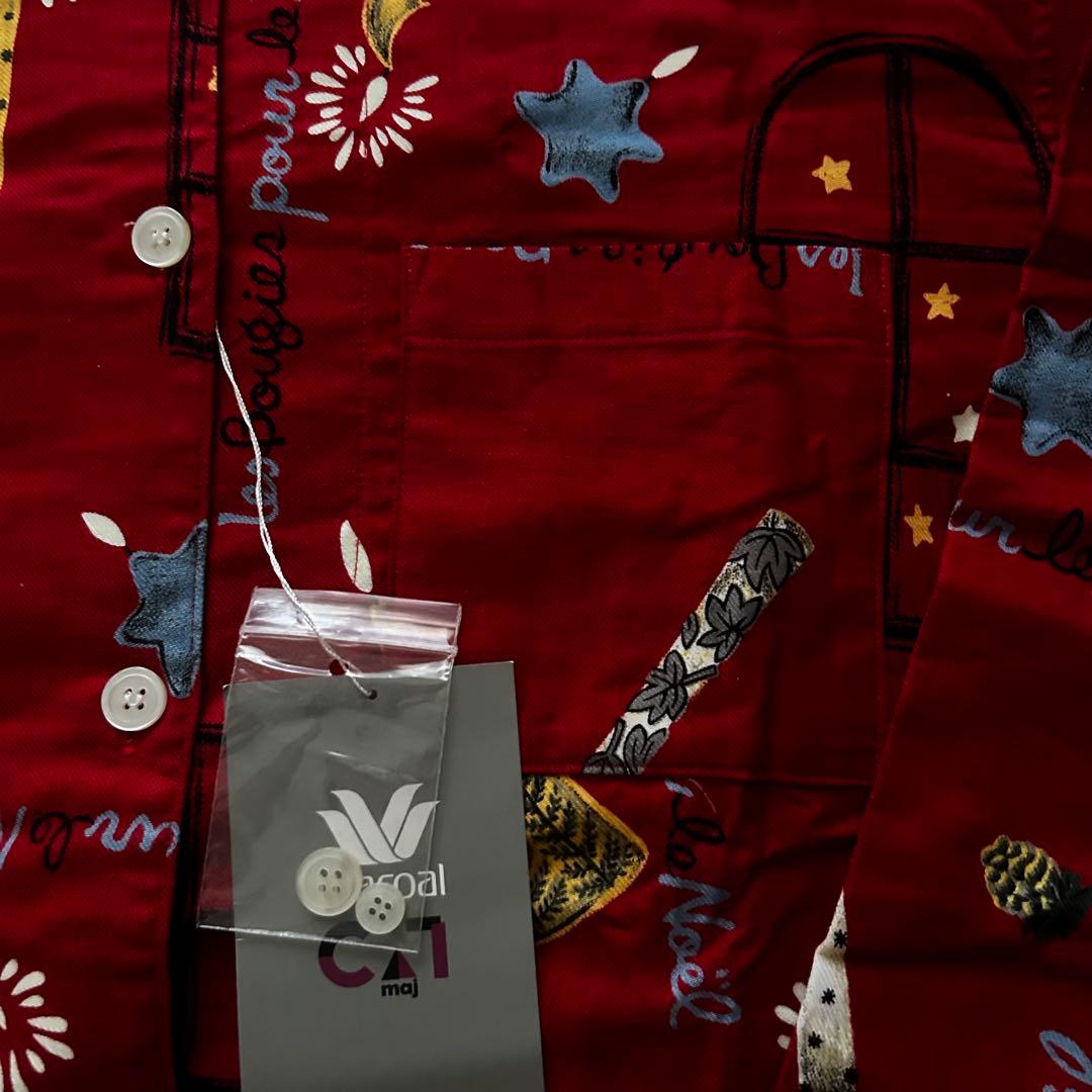 新品　タグ付き　Wacoal ワコール　パジャマ　セットアップ　クリスマス柄