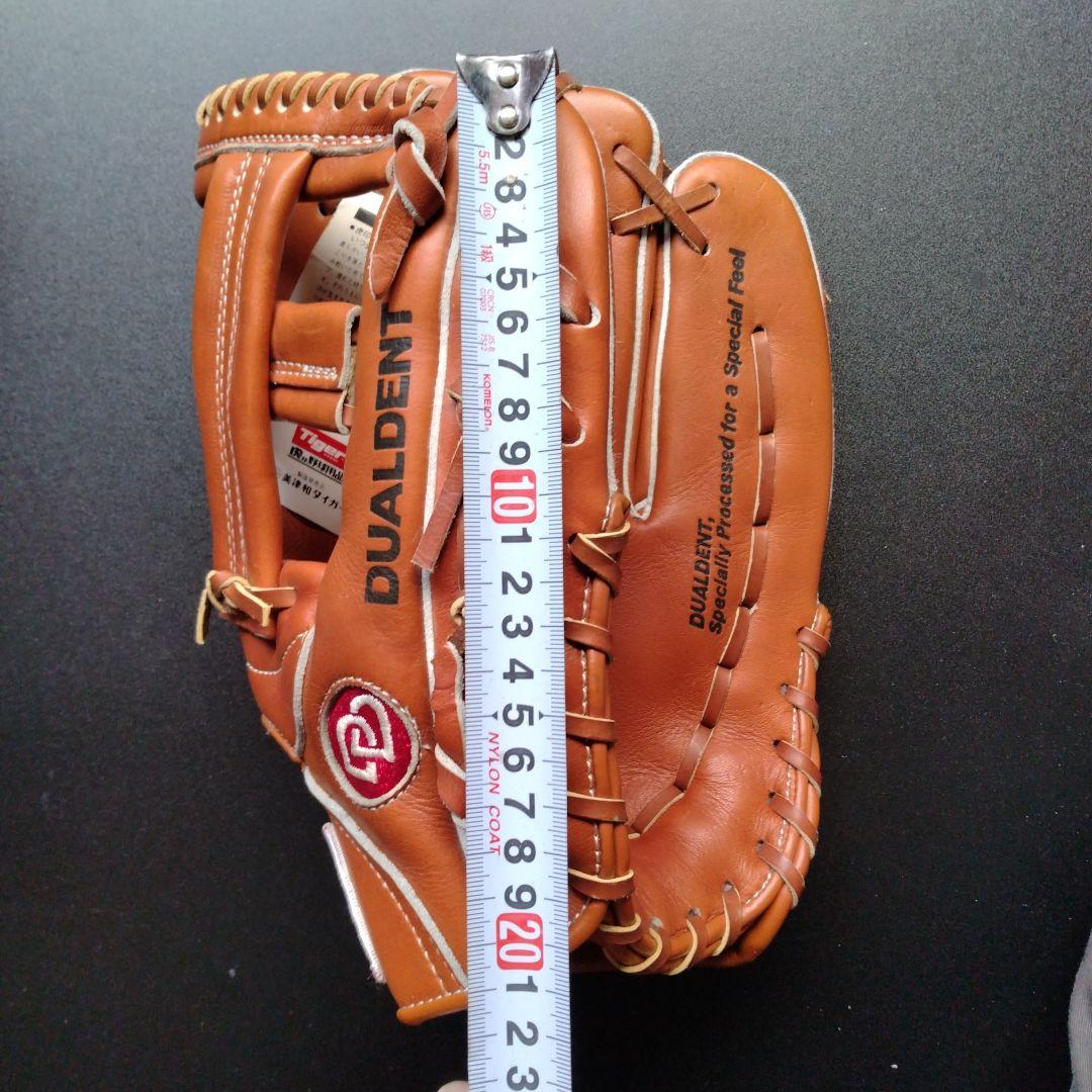 ミツワタイガー グローブ 未使用 タグ付　TIGER DUALDENT　軟式