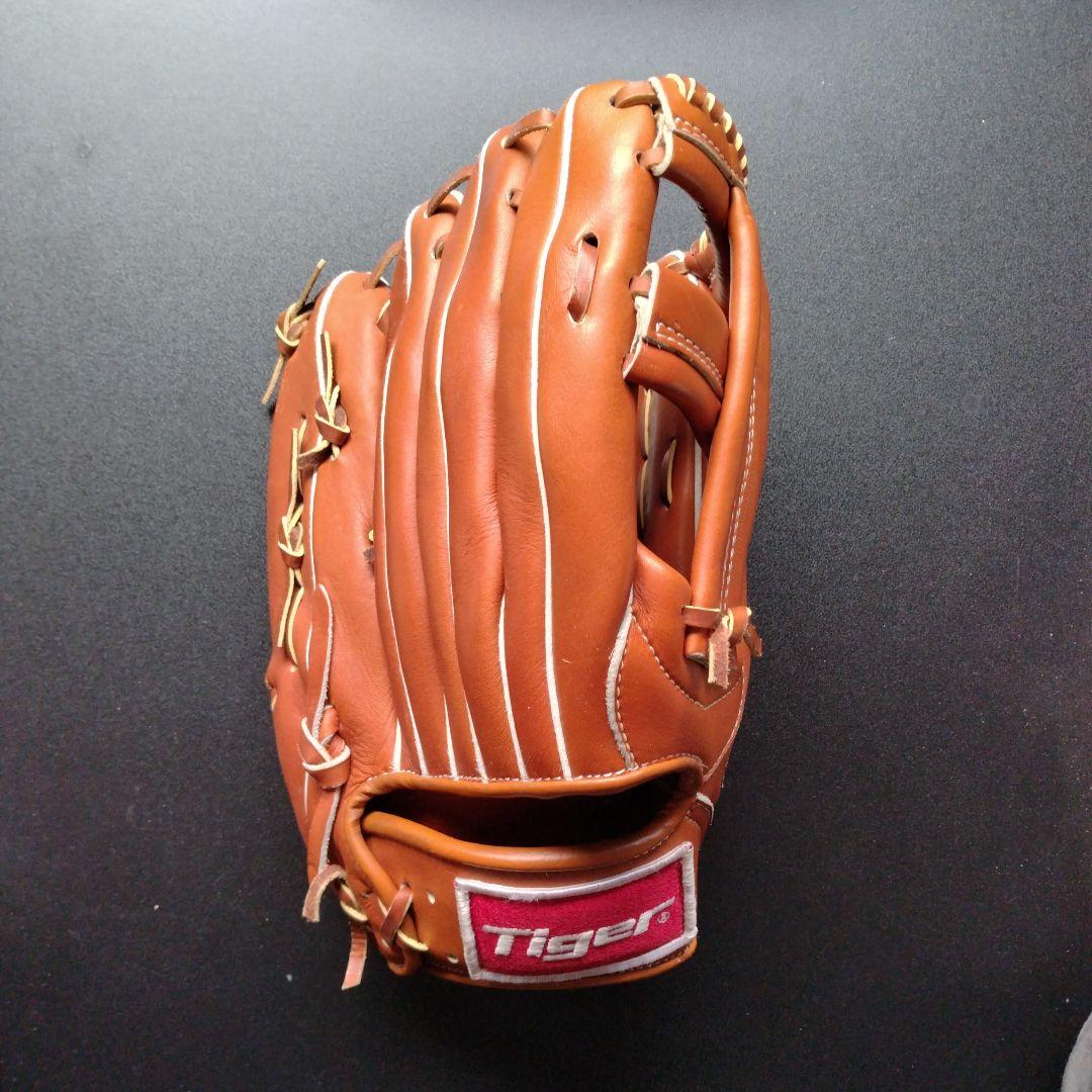 ミツワタイガー グローブ 未使用 タグ付　TIGER DUALDENT　軟式