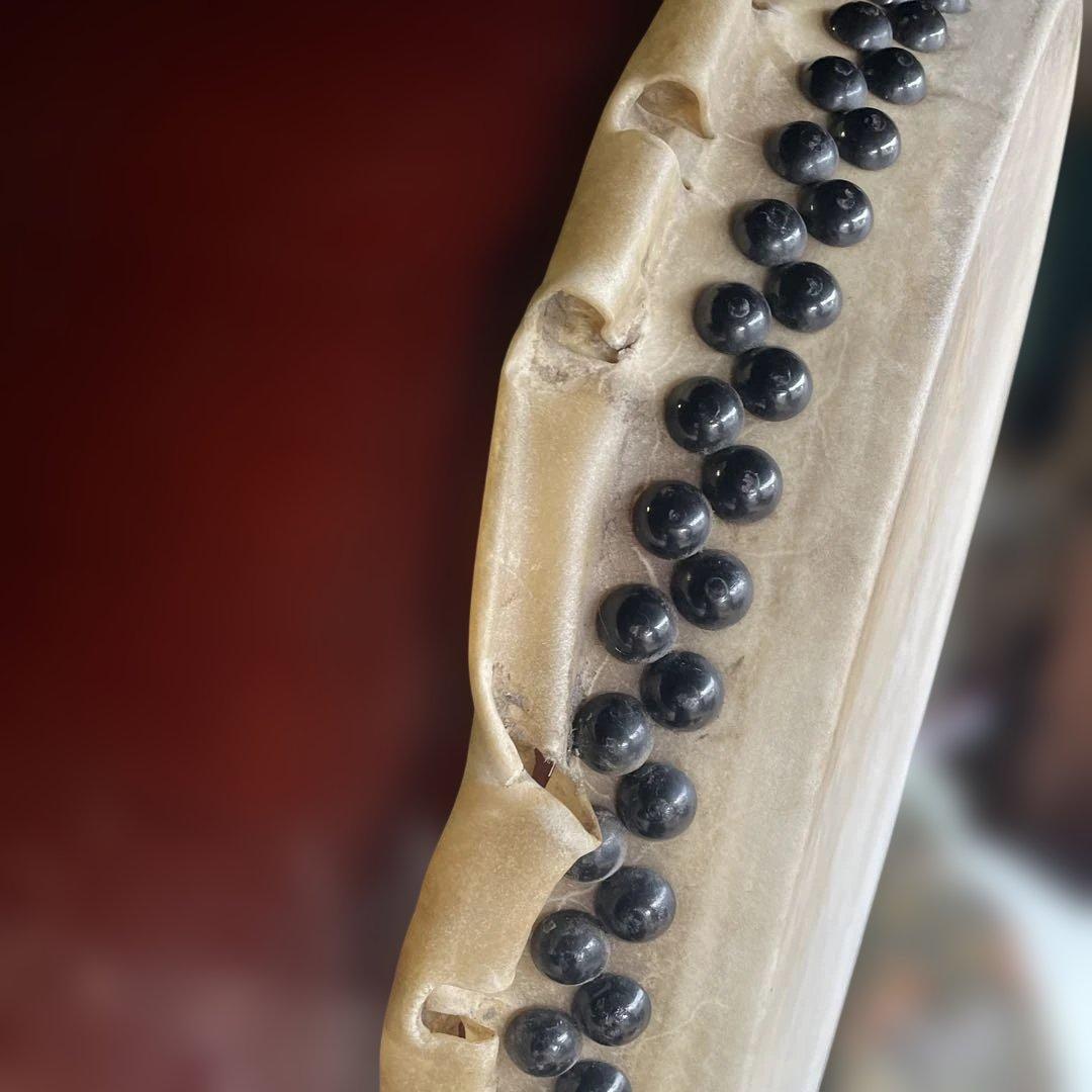 長胴太鼓　打面2尺巻耳 径60cm 耳あり　バチ2本付き　胴長さ77cm 重い