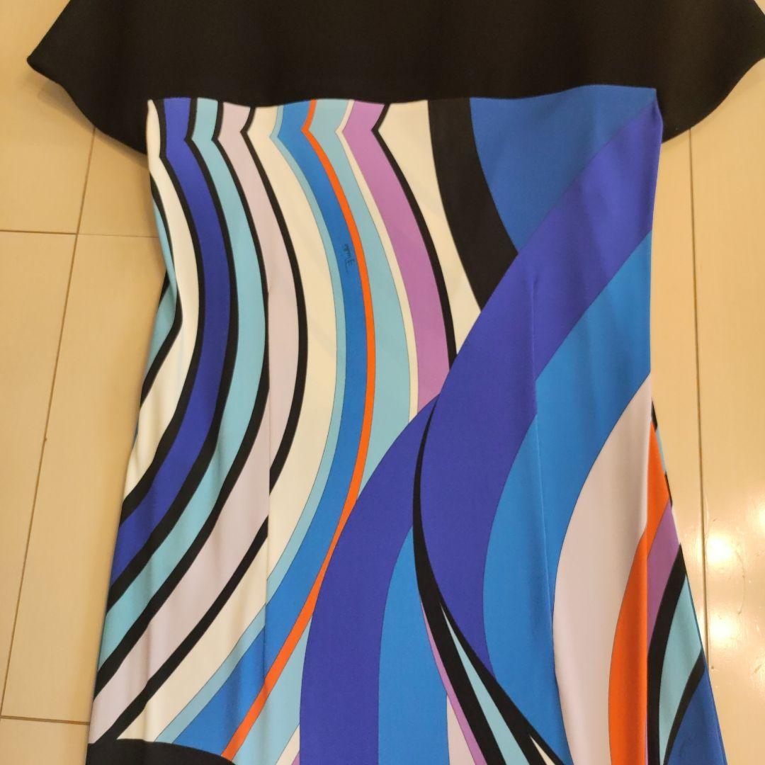 新品未使用　EMILIO PUCCI⭐︎幾何学模様⭐︎ワンピース⭐︎38サイズ