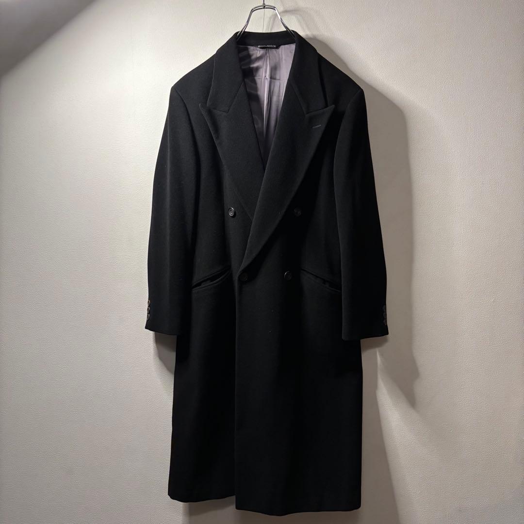 アンゴラ ダブルブレスト チェスターコート 80's 90's vintage