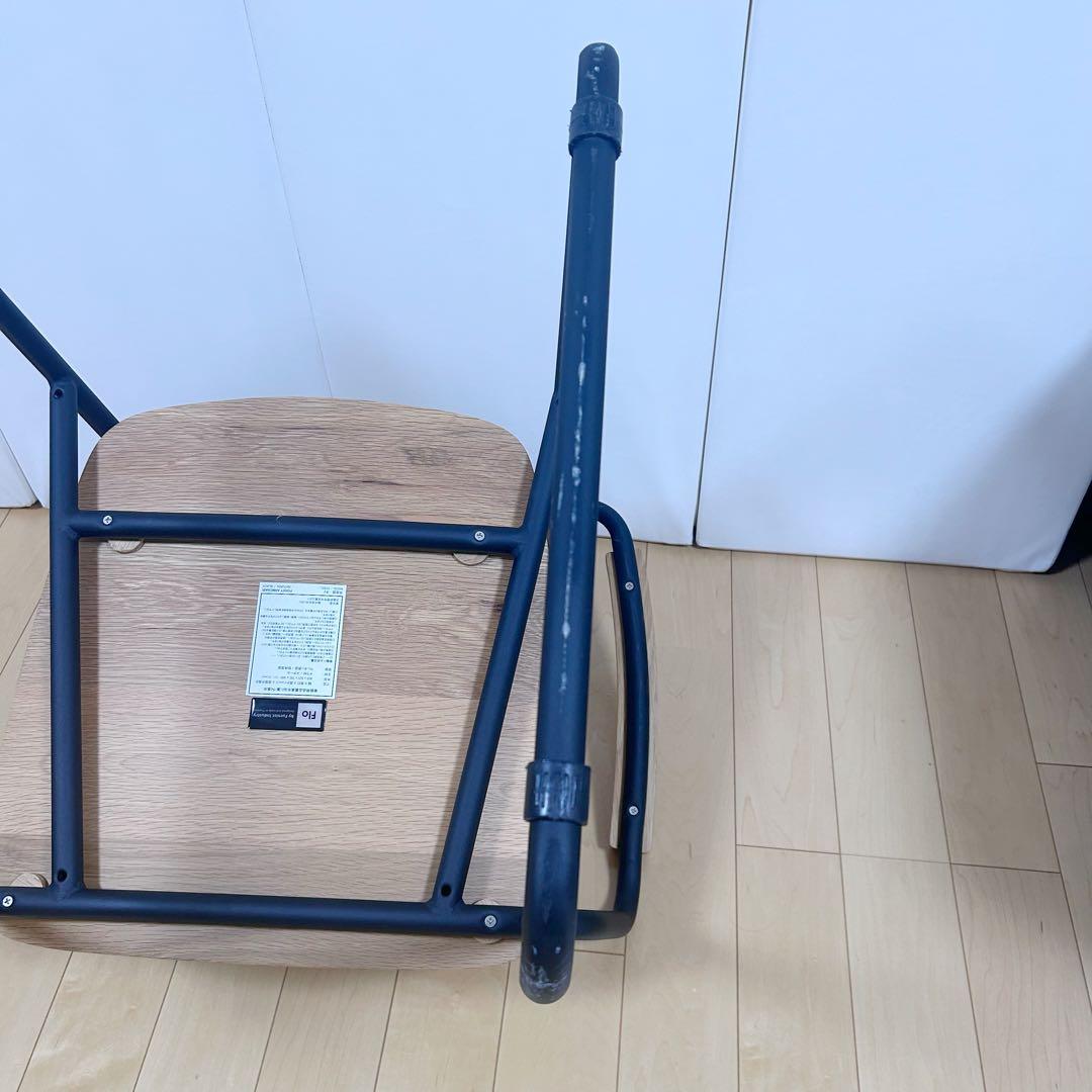 北欧　モリヨシ　Flo POKKYARMCHAR ナラ材　アーム付き　天然木希少