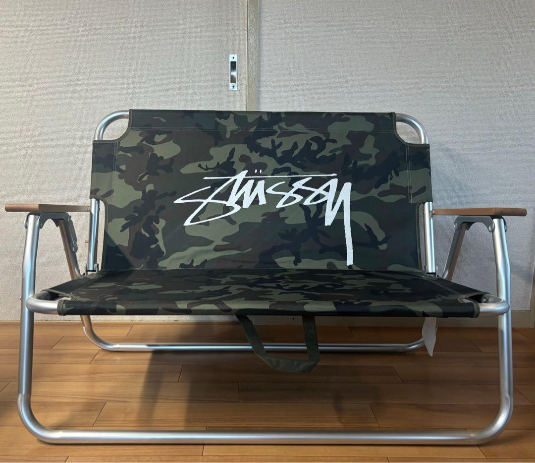 ぴ*す様 Coleman STUSSY ステューシー アウトドア チェア ベンチ