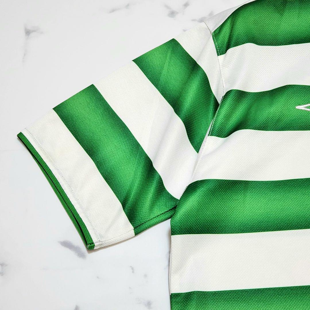 セルティック ユニホーム 2003 100周年 ロゴ 刺繍 アンブロ 半袖シャツ