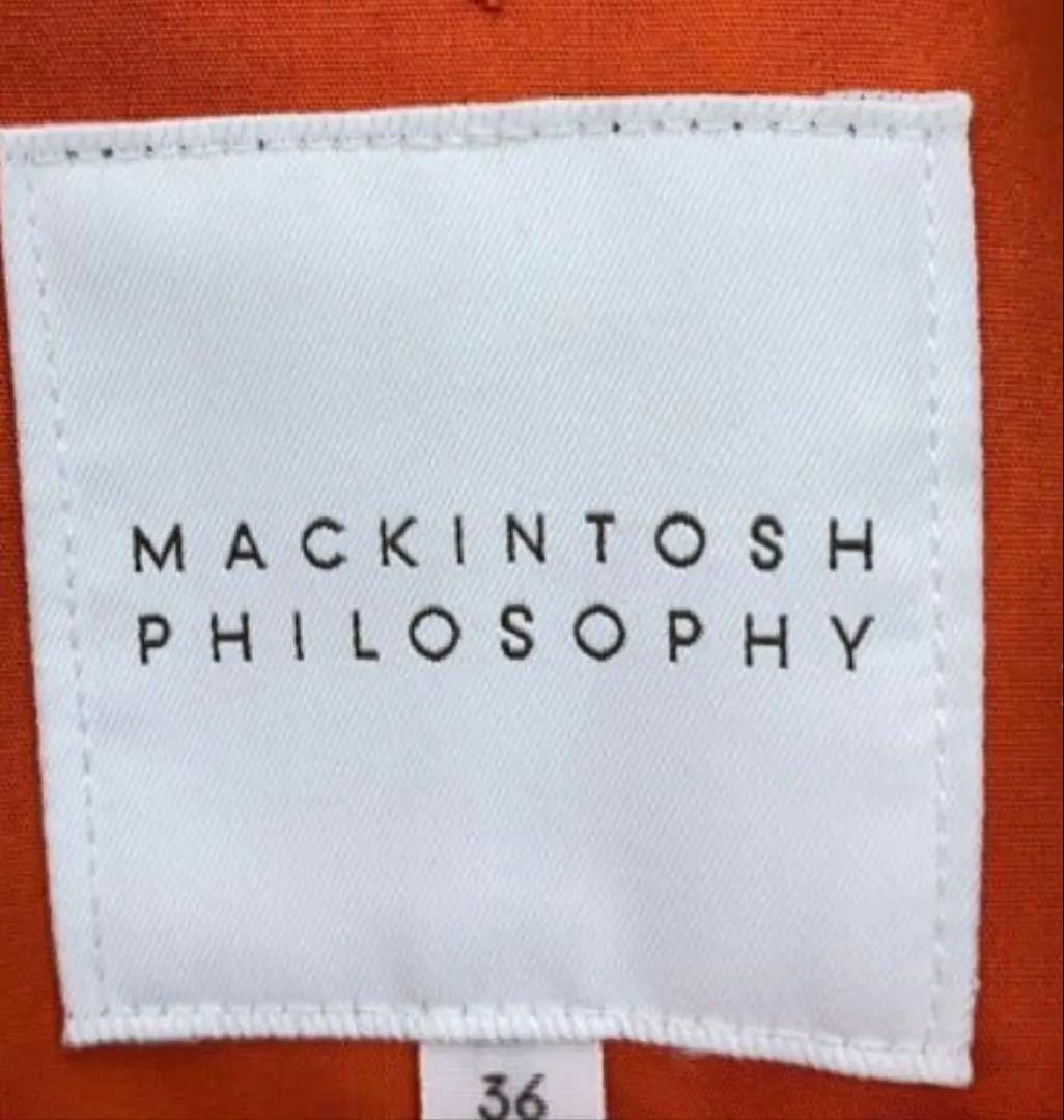 極美品　マッキントッシュフィロソフィ　ステンカラーコート　MACKINTOSH