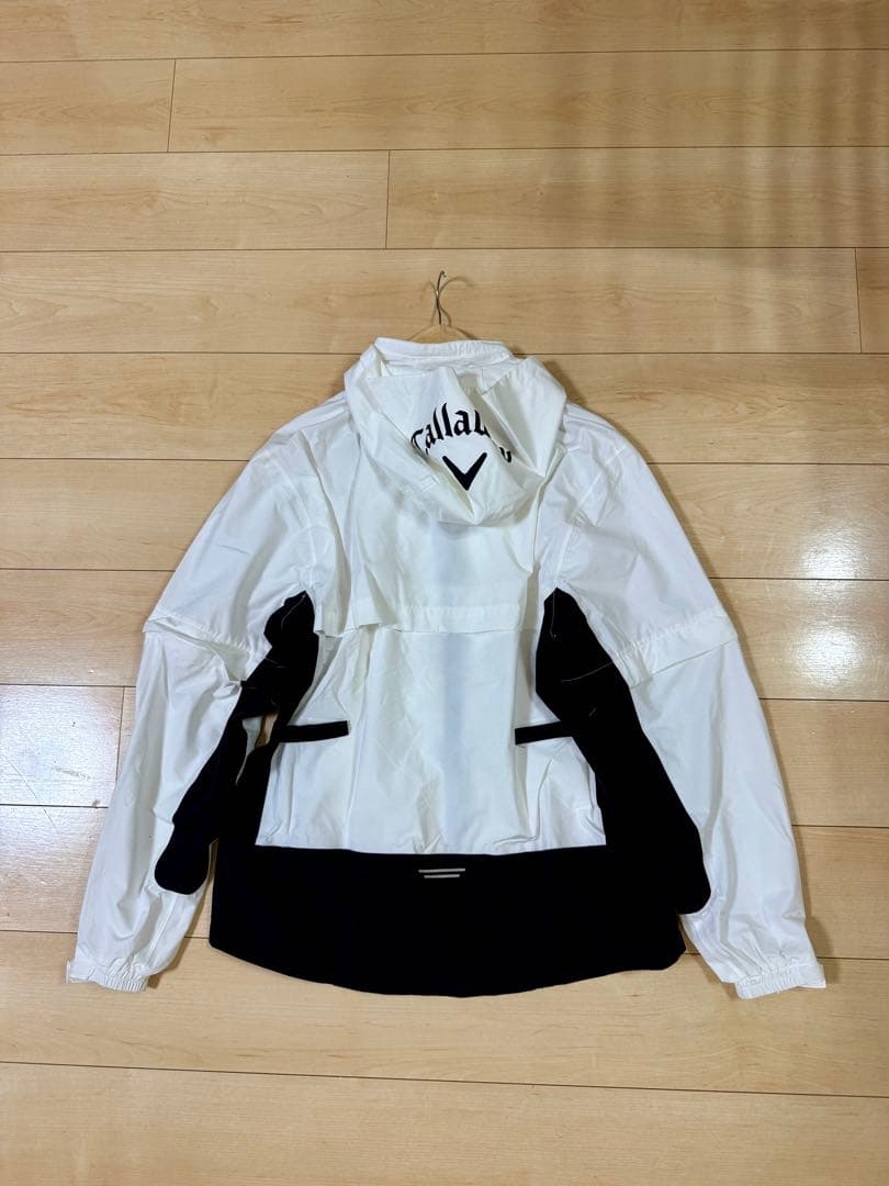 【ほぼ新品】Callaway メンズ レインウェア LL 半袖半パンにもなります