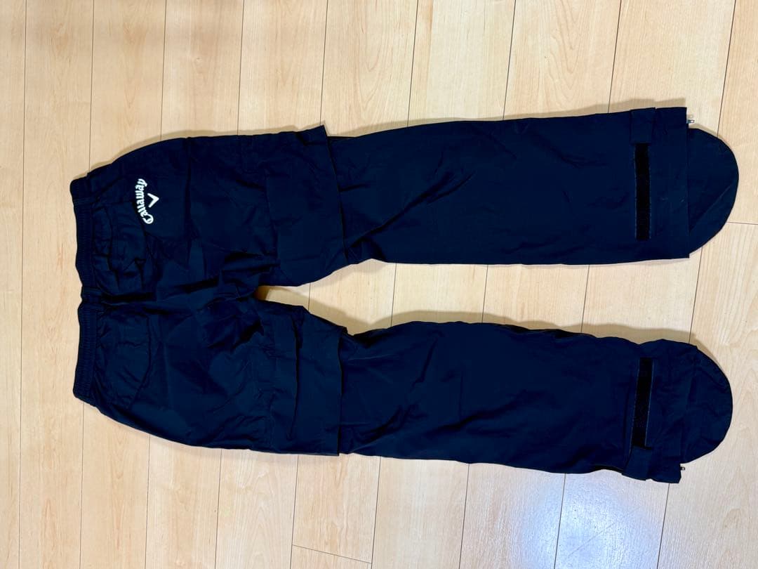 【ほぼ新品】Callaway メンズ レインウェア LL 半袖半パンにもなります