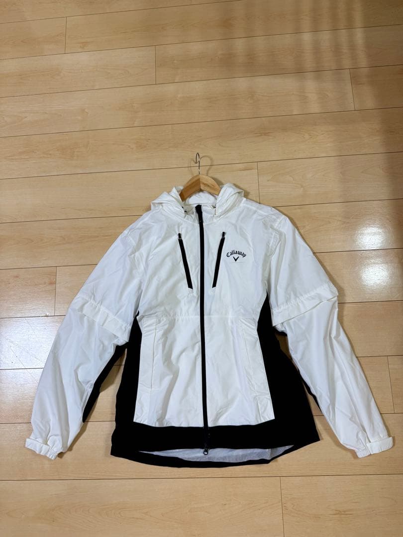 【ほぼ新品】Callaway メンズ レインウェア LL 半袖半パンにもなります