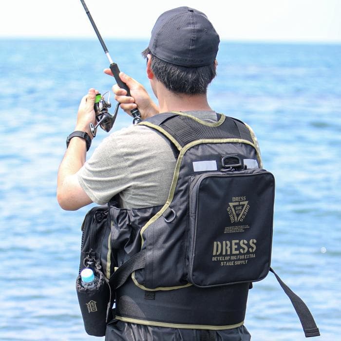 DRESS フローティング ゲームベスト AIR サポーター付 ブラック