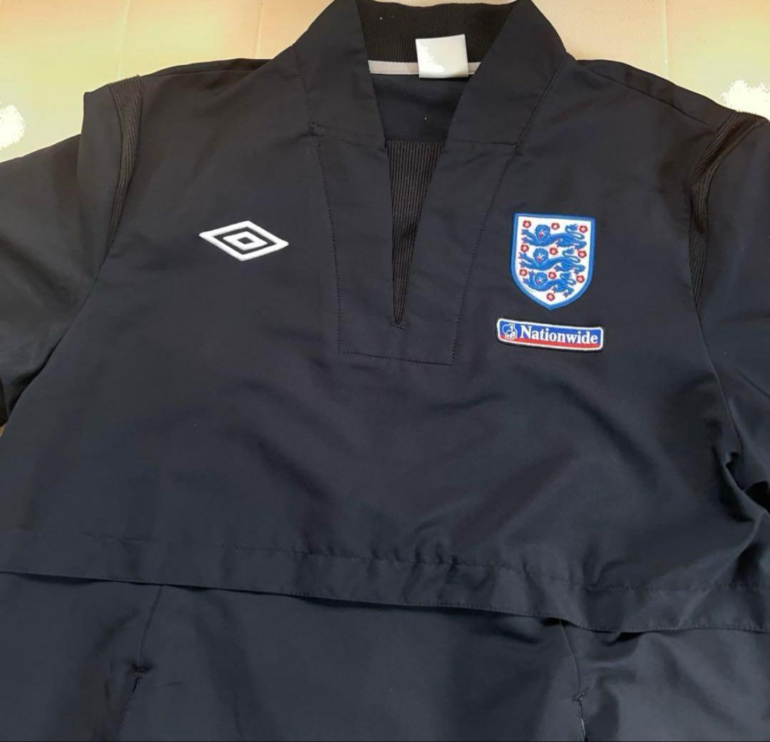 アンブロ イングランド代表 ドリルトップ プルオーバースモック サッカー