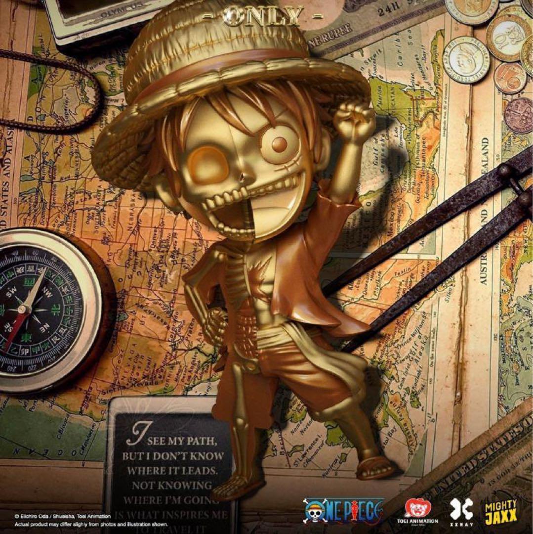 Mighty Jaxx One Piece Luffy Mighty Jaxx ゴールド ルフィ Golden