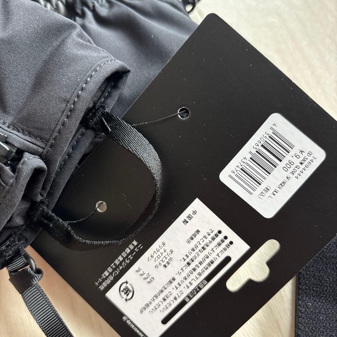 新品 ニューエラ アウトドア スノーグローブ NEWERA ブラック Lサイズ