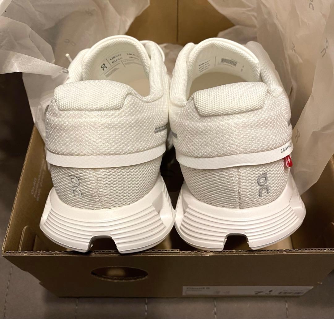 新品/On オン クラウド5 ランニング オールホワイト 25cm 今週特価‼️