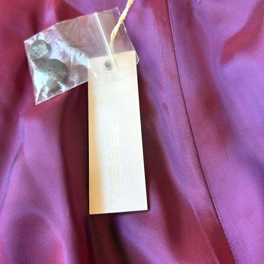 新品タグ付き　定価71000円　DIESELディーゼルトレンチコート　ベルト　黒