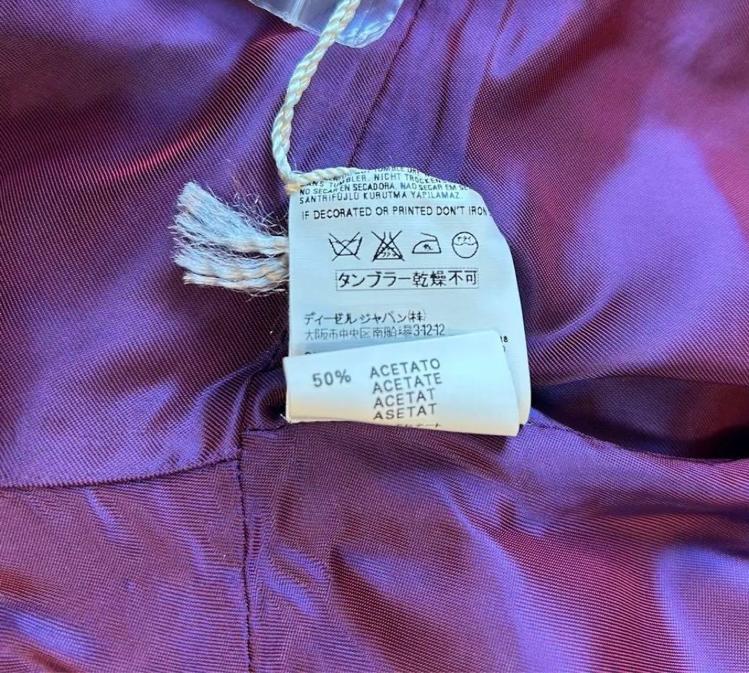 新品タグ付き　定価71000円　DIESELディーゼルトレンチコート　ベルト　黒