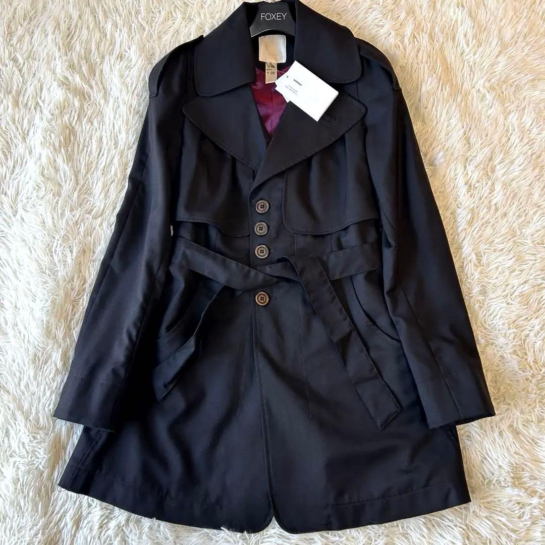 新品タグ付き　定価71000円　DIESELディーゼルトレンチコート　ベルト　黒