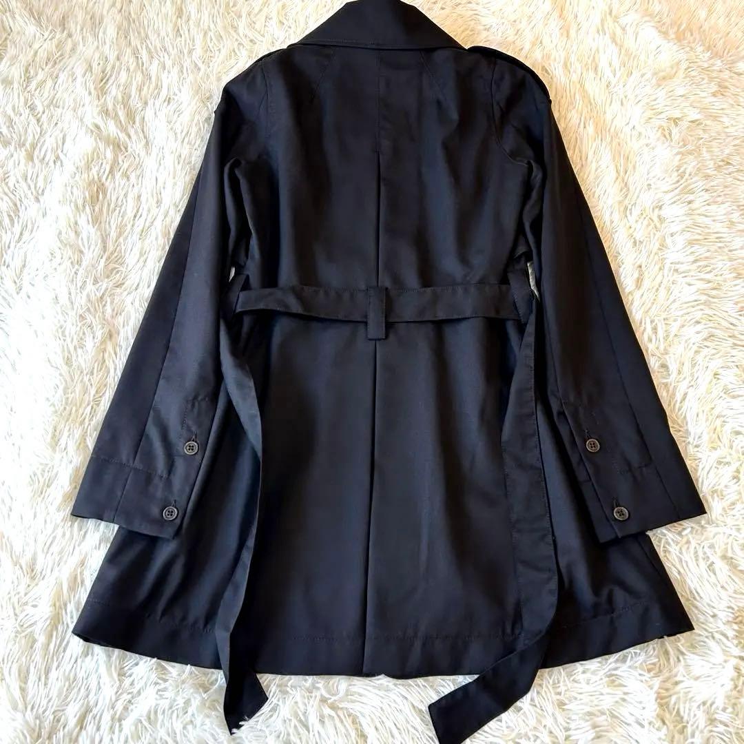 新品タグ付き　定価71000円　DIESELディーゼルトレンチコート　ベルト　黒