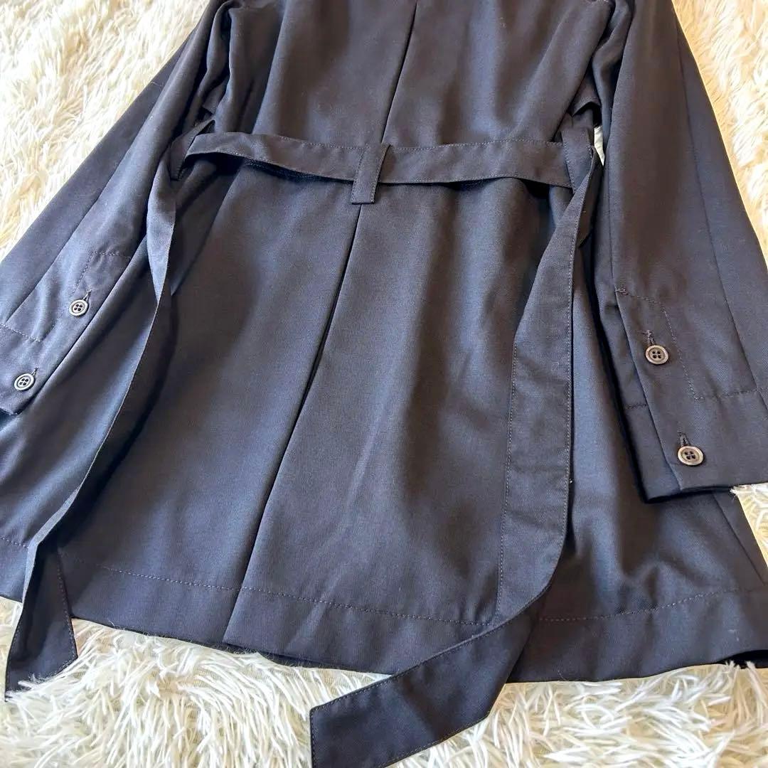 新品タグ付き　定価71000円　DIESELディーゼルトレンチコート　ベルト　黒