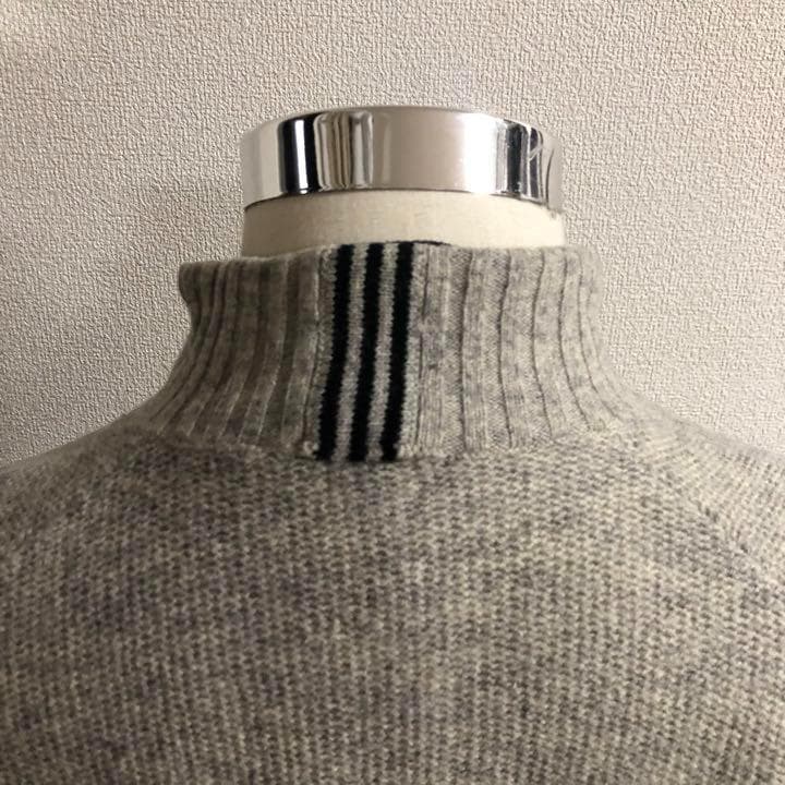 アディダスゴルフ◆ハーフジップ ウール100% ニット ジャケット グレー M