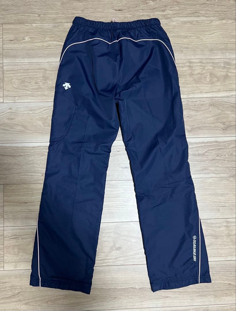 デサント オガサカスキー ウインドブレーカー セットアップ ネイビー　M