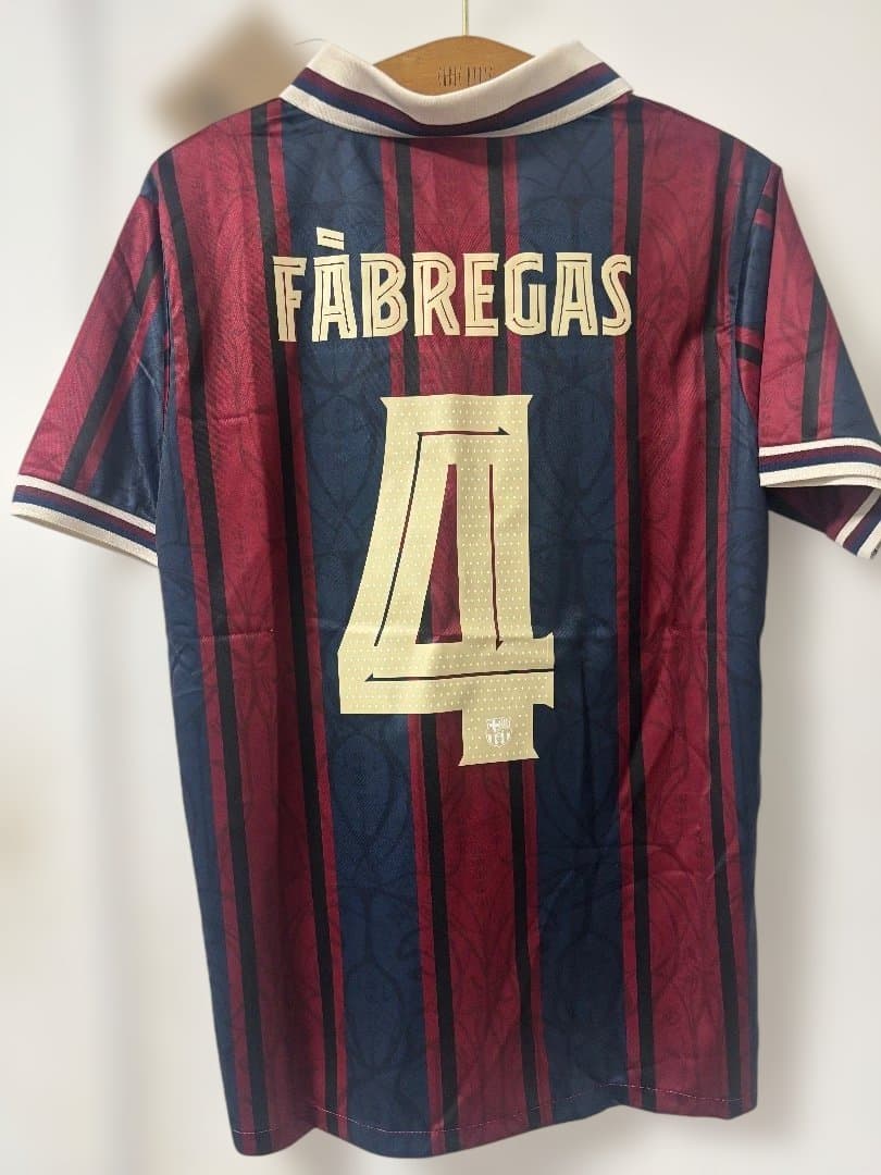 【激レア125周年】fc バルセロナ セスク ファブレガス ユニフォーム レトロ