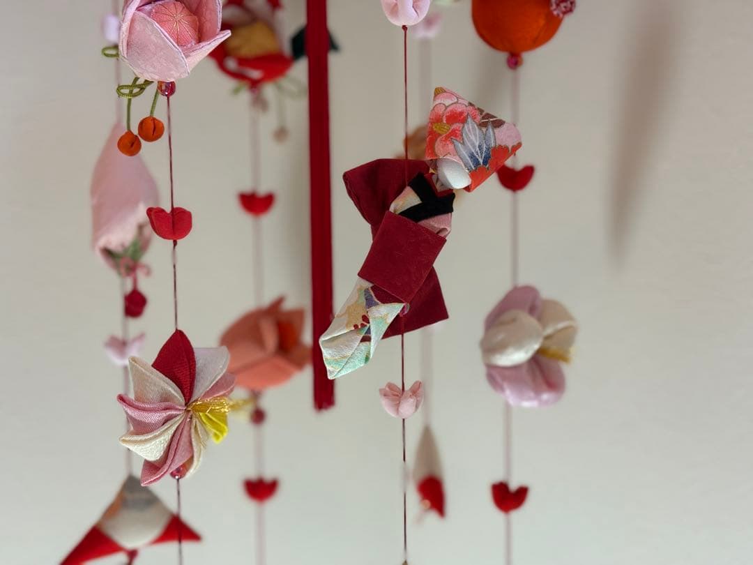 可愛いつるし雛No.174・ひな祭り・桃の節句・さげもん吊るし飾り・初節句飾り