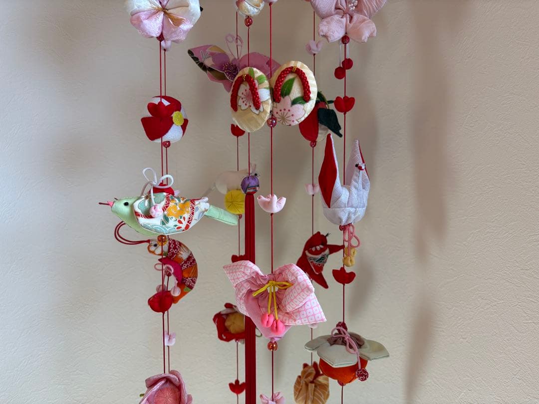可愛いつるし雛No.174・ひな祭り・桃の節句・さげもん吊るし飾り・初節句飾り