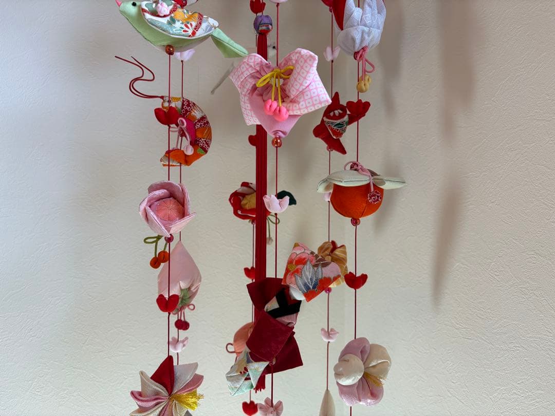 可愛いつるし雛No.174・ひな祭り・桃の節句・さげもん吊るし飾り・初節句飾り