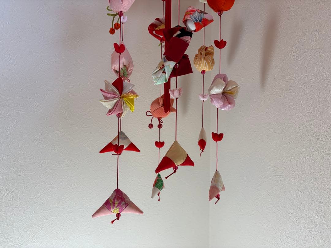 可愛いつるし雛No.174・ひな祭り・桃の節句・さげもん吊るし飾り・初節句飾り