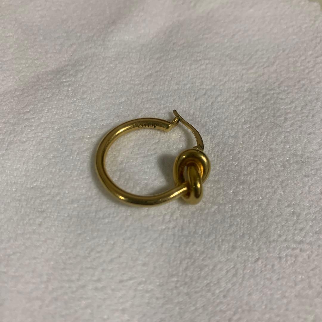 CELINE ノットスモールフープピアス(片耳) - メルカリ