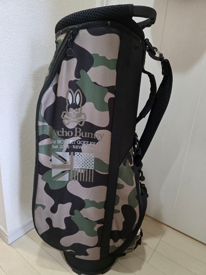 Psycho Bunny 迷彩キャディバッグ サイコバニー オマケ ボール付き