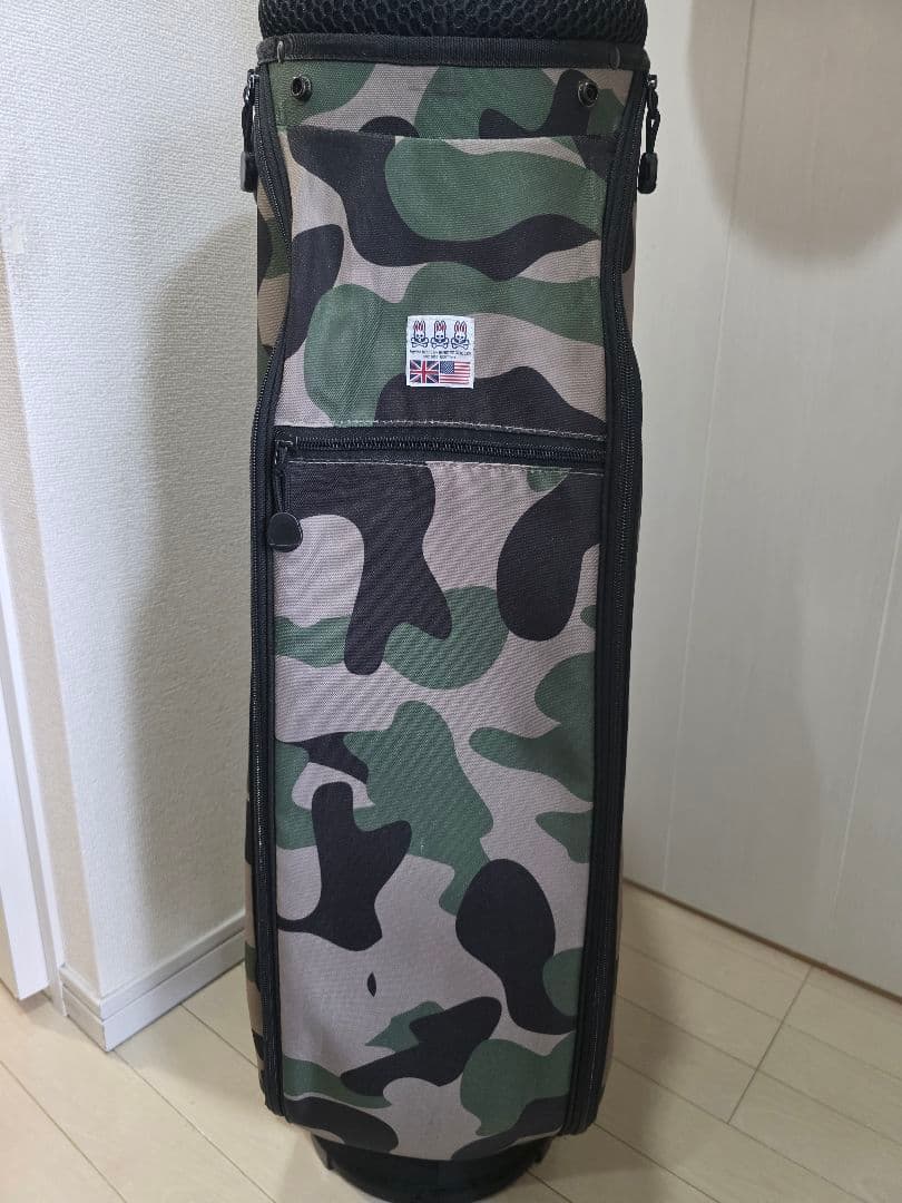 Psycho Bunny 迷彩キャディバッグ サイコバニー オマケ ボール付き