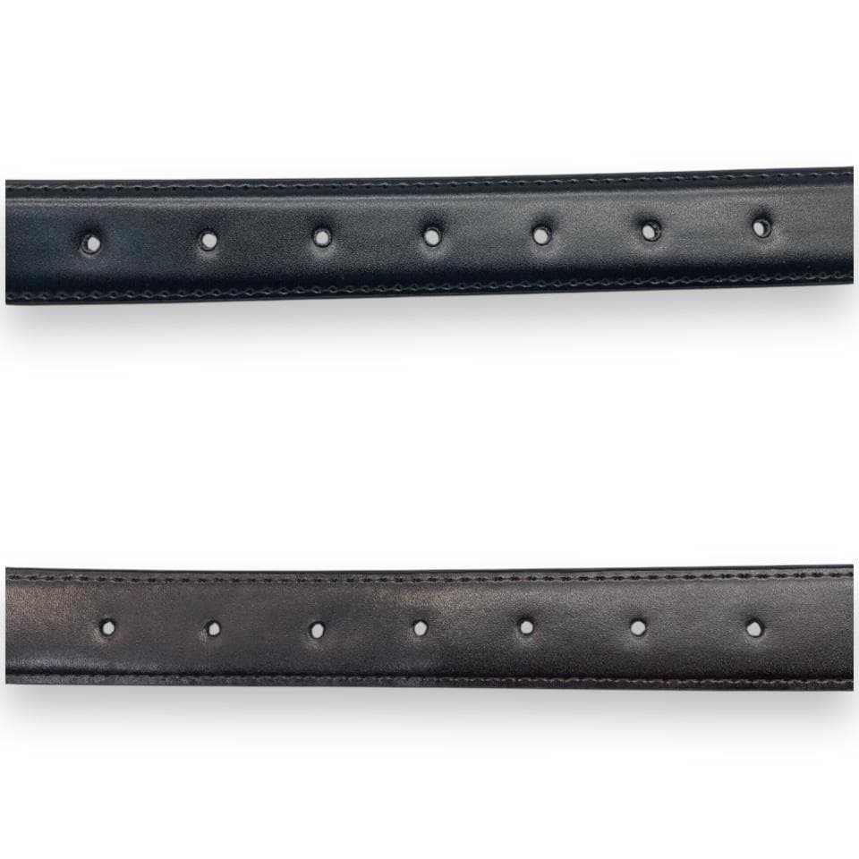 【美品】GUCCI グッチ インターロッキング ベルト ゴールド ブラック 23