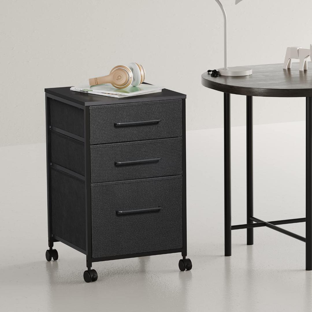 サイドワゴン キャスター デスク 温かみのあるデザイン