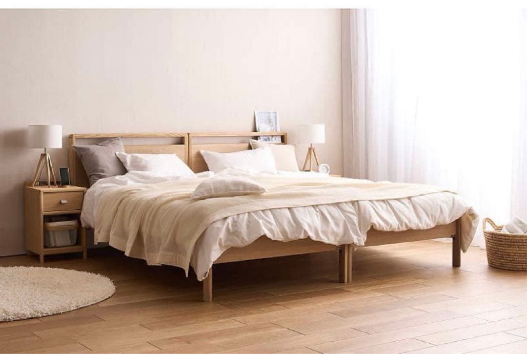 【karimoku】カリモク　 セミダブルベットセット1台NW21モデル