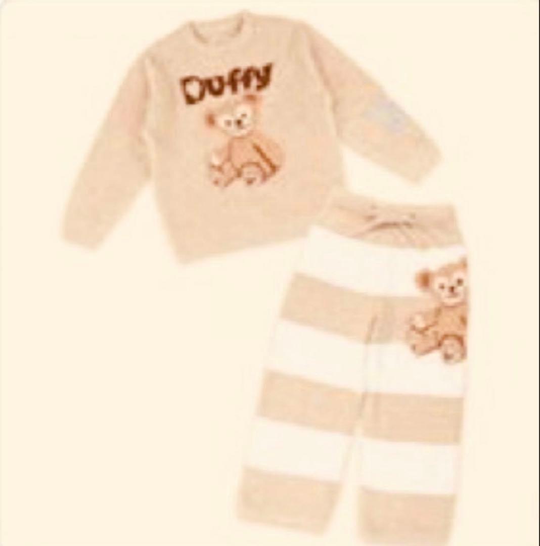 (ダッフィー&フレンズ20周年)ダッフィー×ジェラピケルームウェア上下セット