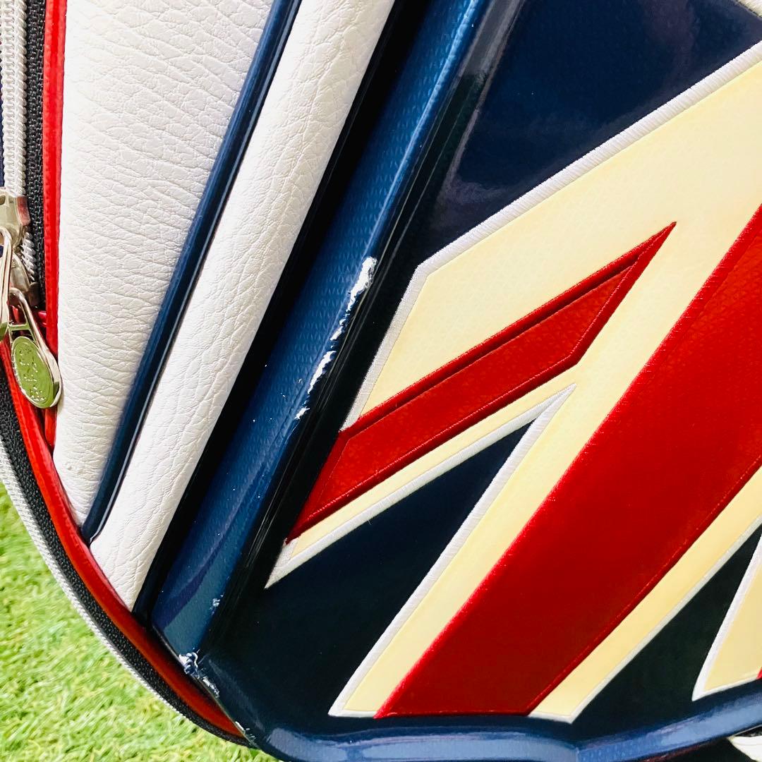 Admiral アドミラル キャディバッグ ユニオンジャック トリコロール 美品