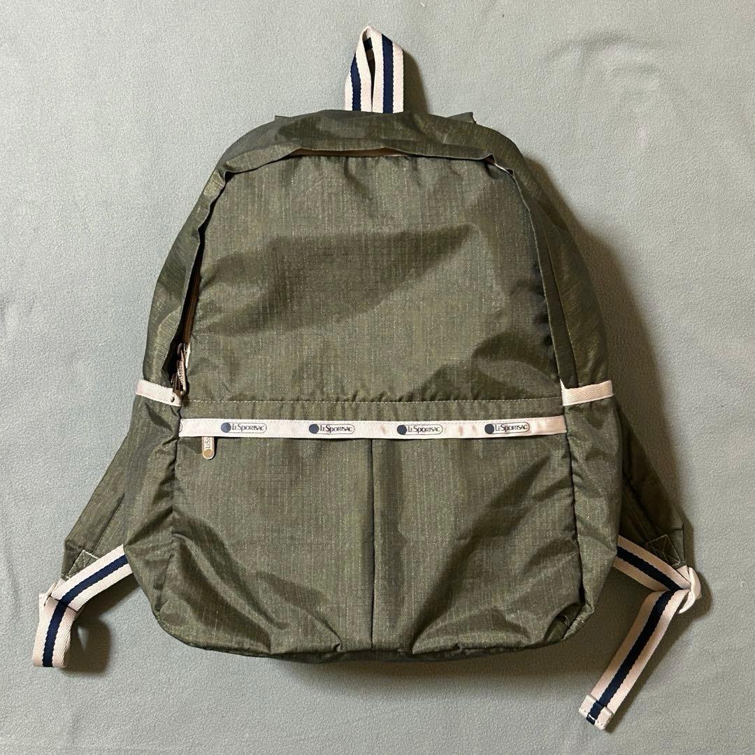 未使用 LeSportsac レスポートサック リュック カーキ オリーブ - メルカリ