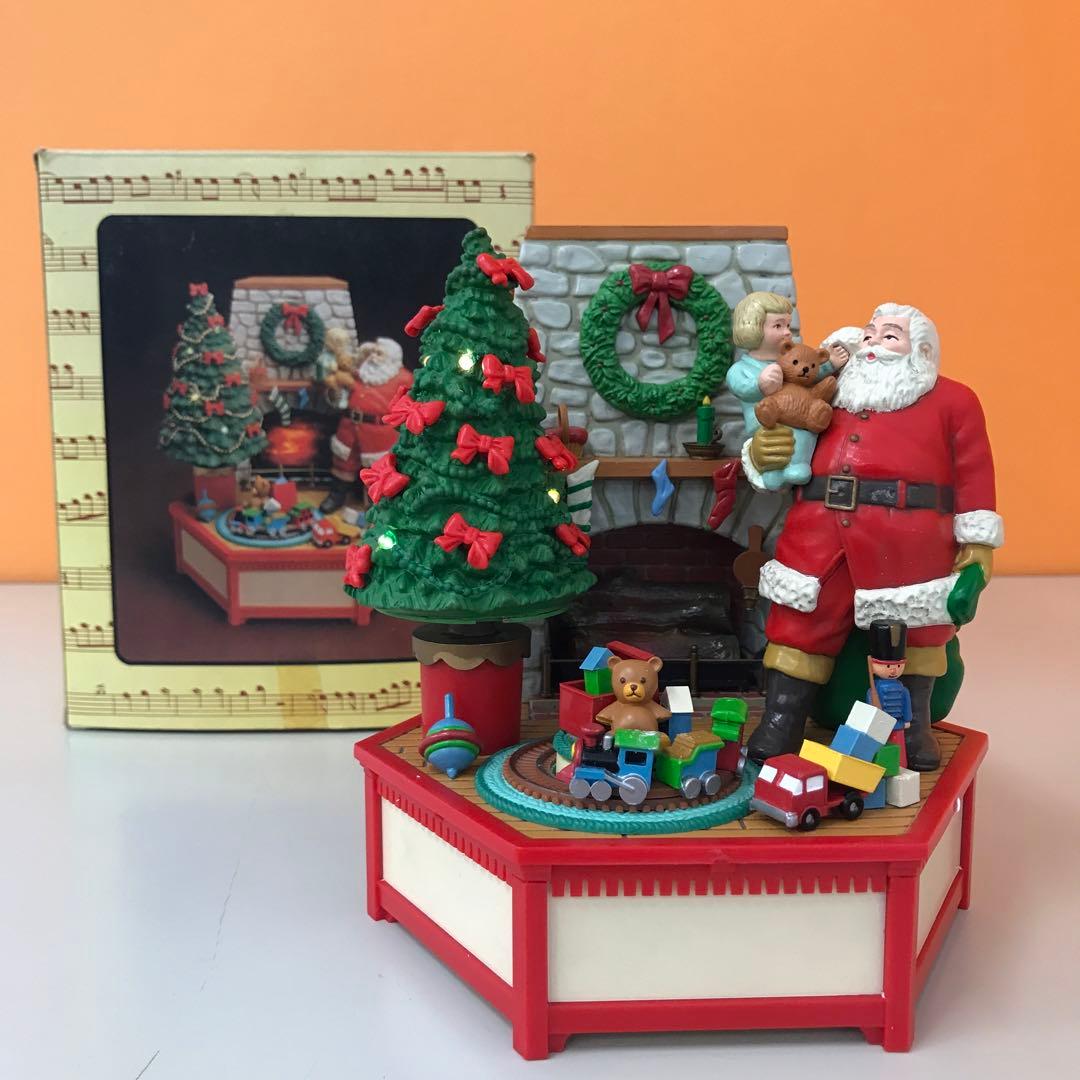 ENESCO エネスコ オルゴール サンタクロース クリスマス ヴィンテージ