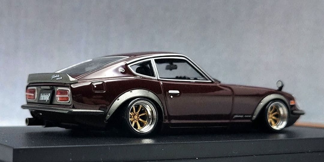 1/43 フェアレディZ改 240Z ワタナベ ホイール アルミ製 深リム 街道