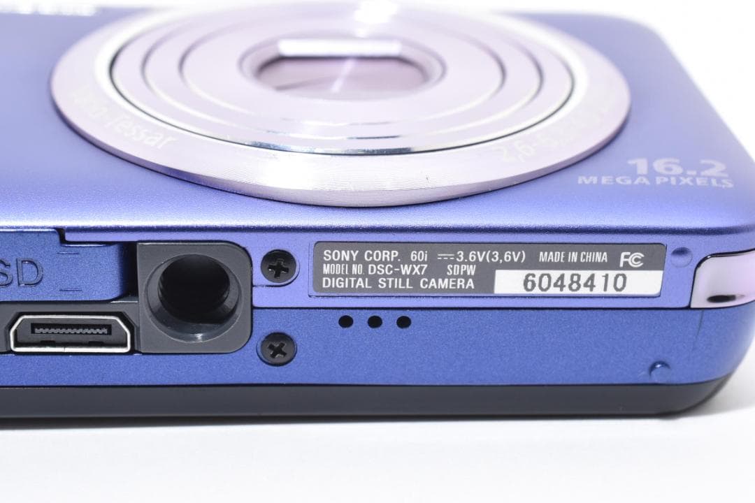 《 美品 》 ソニー　SONY Cyber-shot DSC-WX7 ブルー